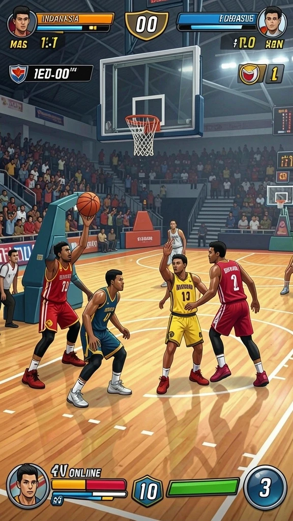 Sekilas tentang gameplay yang penuh aksi dalam 55FIVE.