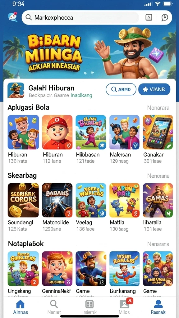 Tangkapan layar dari mode multiplayer yang seru dan kompetitif.