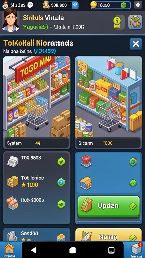 Menu pengaturan yang mudah diakses dan user-friendly.