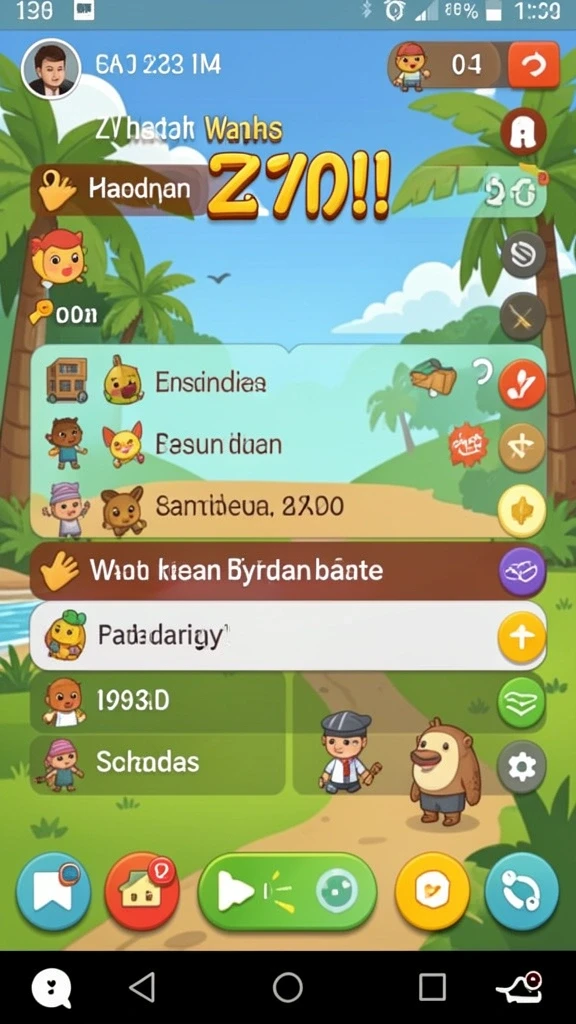 Tampilan grafis menawan dari permainan AKARTOTO.