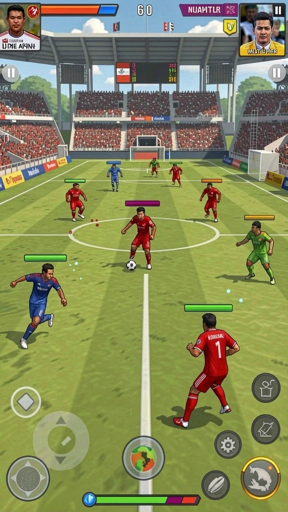 Antarmuka utama game yang menarik.