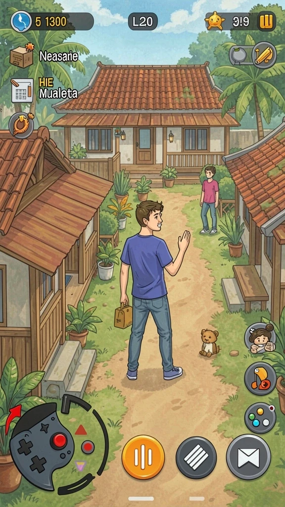 Mini game yang beragam dan menyenangkan.