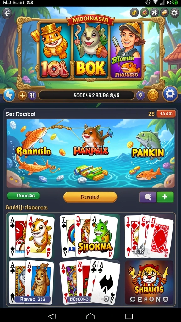 Tangkapan layar menu kustomisasi karakter.