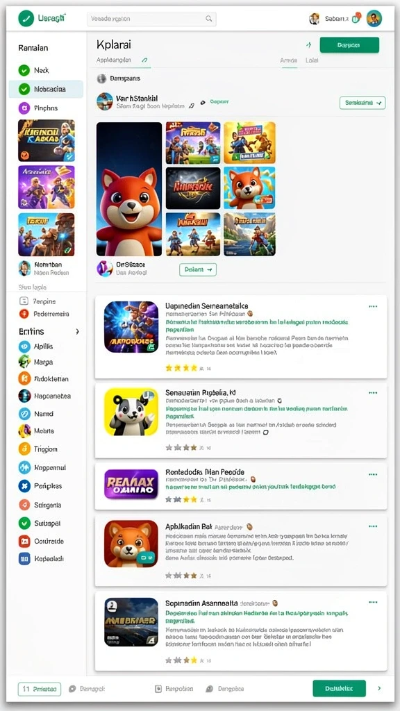 Grafik yang memukau dan penuh warna.