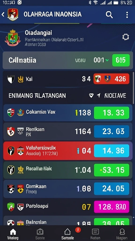 Pemandangan grafis yang menakjubkan dalam permainan.