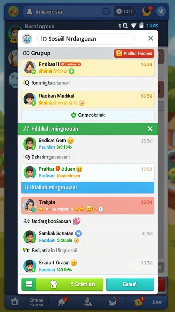 Karakter baru yang disediakan dalam pembaruan terakhir.