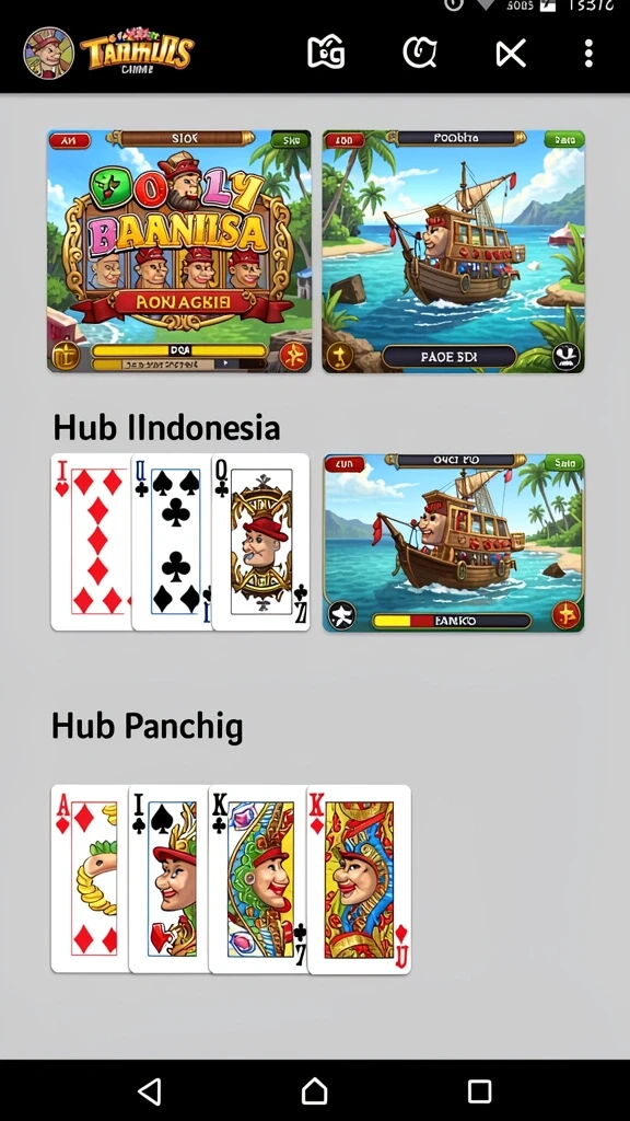 Beragam pilihan permainan yang seru dan menantang.