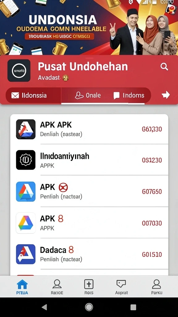 Tampilan antarmuka yang bersih dan menarik.