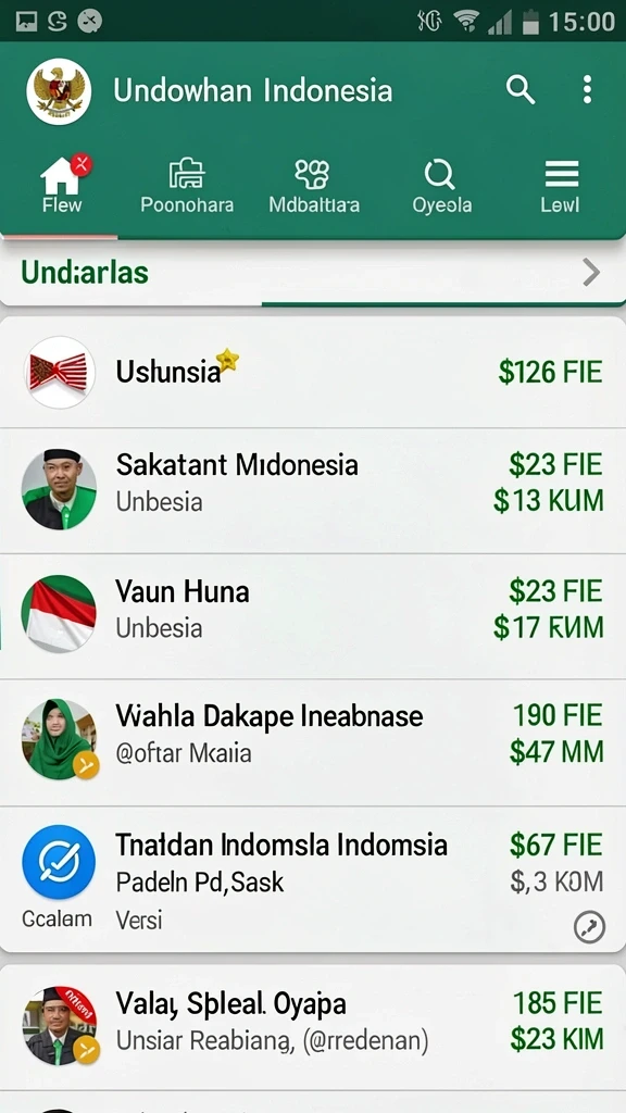 Tampilan antarmuka yang menarik dan user-friendly.