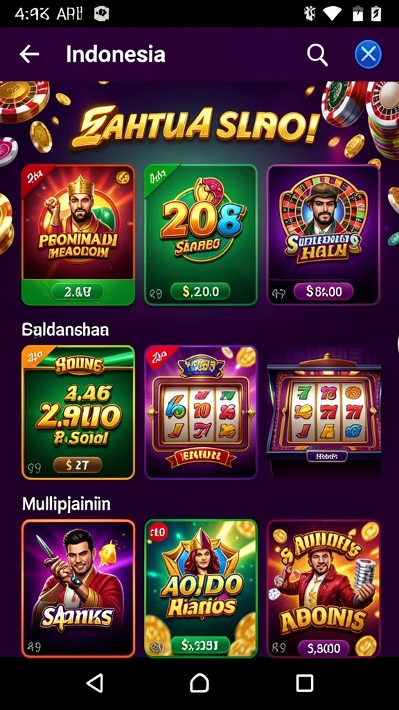 Gameplay seru dengan berbagai karakter untuk dipilih.