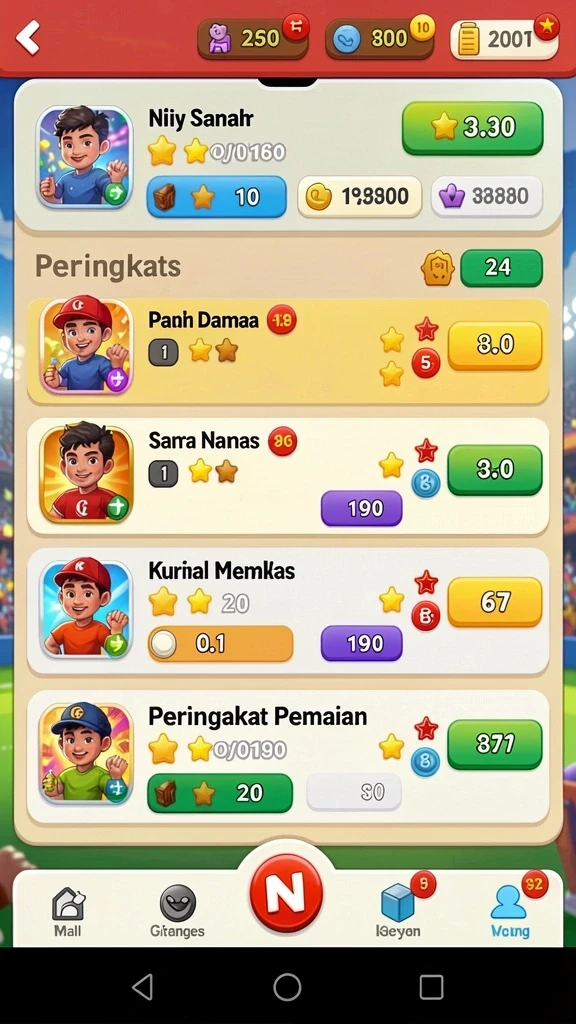 Tampilan grafis yang menakjubkan dan mendetail.
