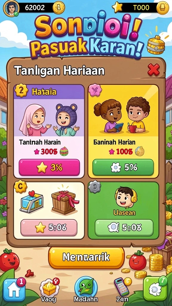 Karakter baru dengan desain yang unik dan menarik.