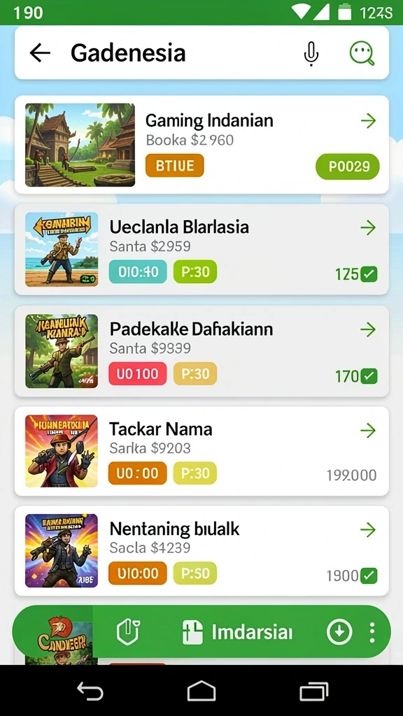 Antarmuka aplikasi yang menarik dan mudah digunakan.