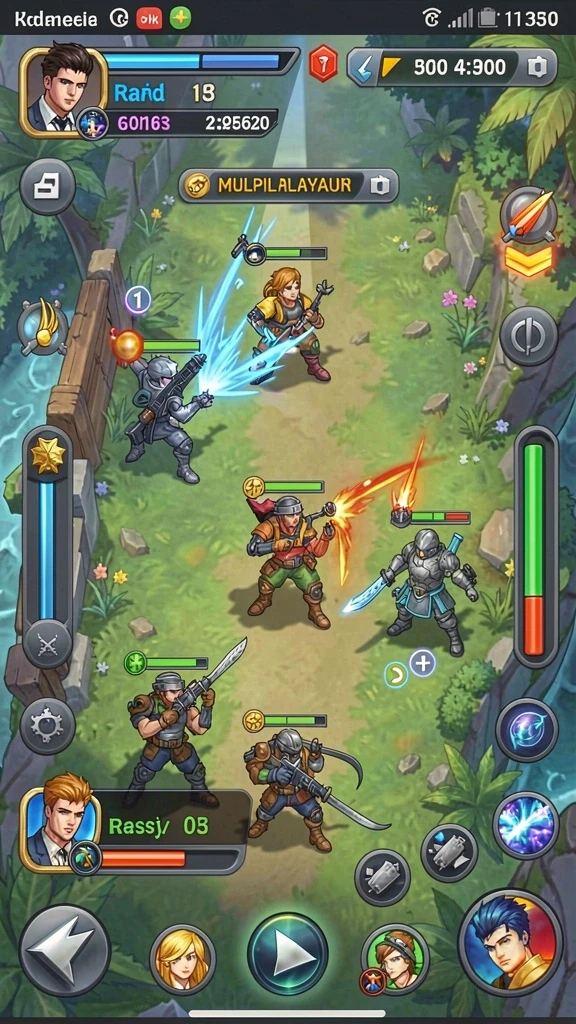 Fitur multiplayer yang memungkinkan interaksi nyata.