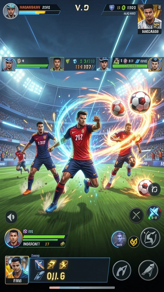 Menu permainan yang mudah dinavigasi.