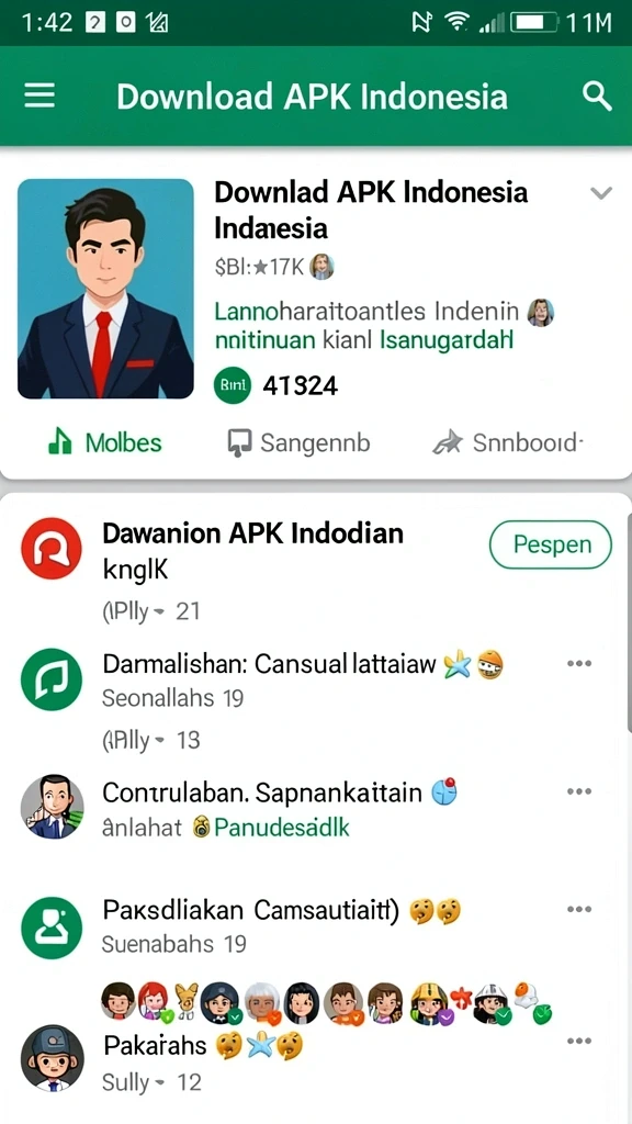 Leaderboard menunjukkan peringkat pemain secara real-time.