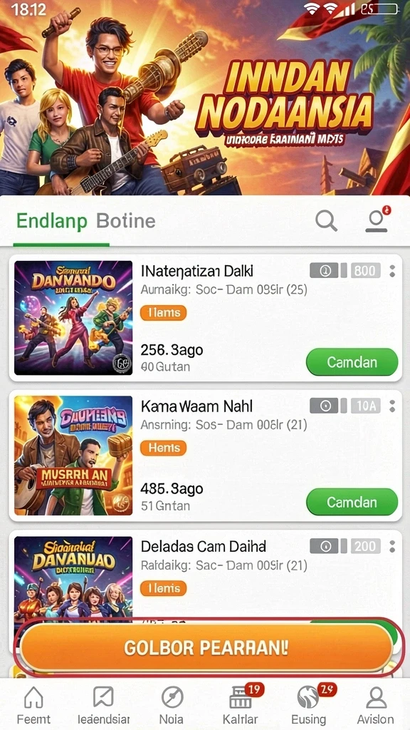 Fitur sosial yang memungkinkan interaksi antarpemain.