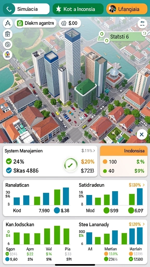 Berbagai level menantang untuk menguji keterampilan Anda.