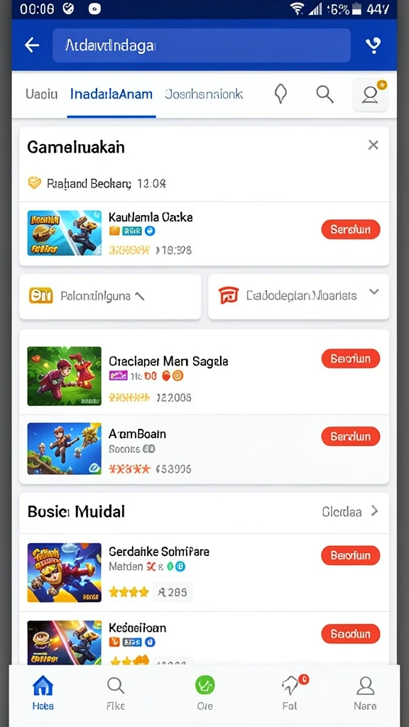 Tampilan pertama dari balapan dengan mobil yang siap melaju.