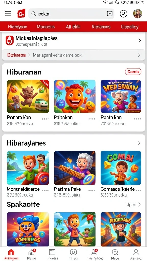Tampilan menarik dari level pertama MIGASPIN.