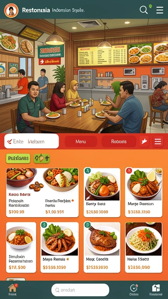 Tampilan antarmuka yang menarik dan mudah digunakan.