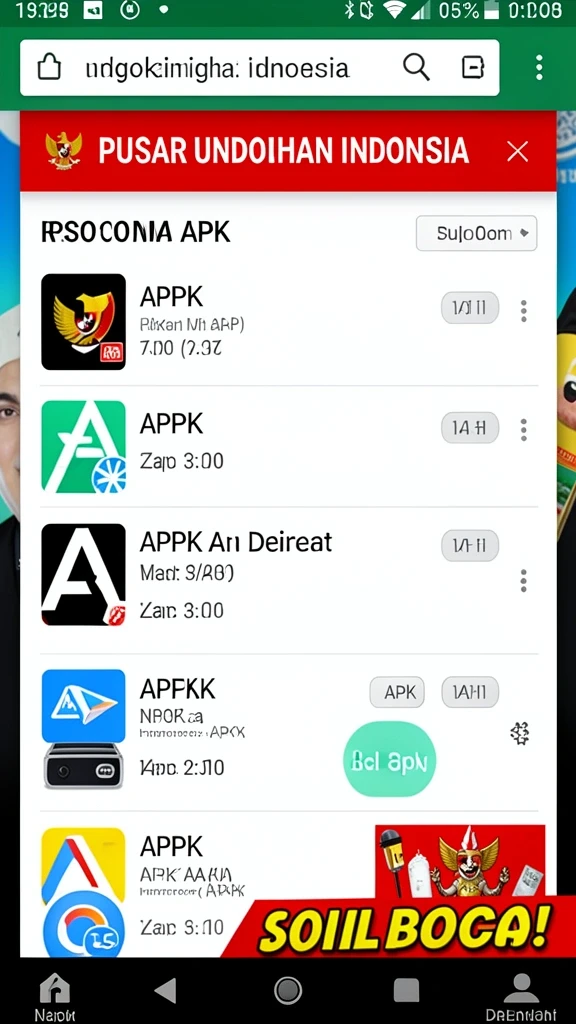 Tampilan antarmuka yang modern dan menarik.