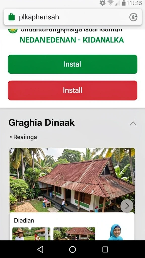 Screenshot aplikasi QQNUSA: Mode permainan yang seru.
