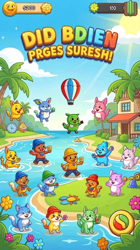 Tampilan antarmuka awal QUARKPLAY yang menarik.
