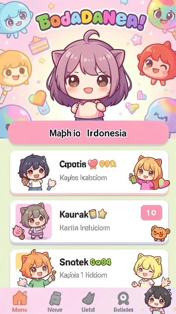 Screenshot menunjukkan pertarungan epik antar karakter.