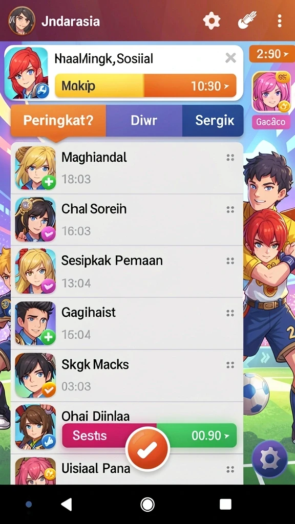 Tampilan grafis SP666 yang menawan