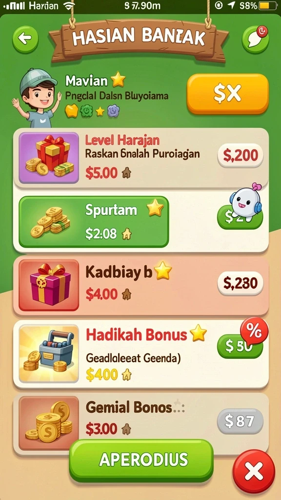 Tampilan antarmuka yang intuitif dan mudah digunakan.