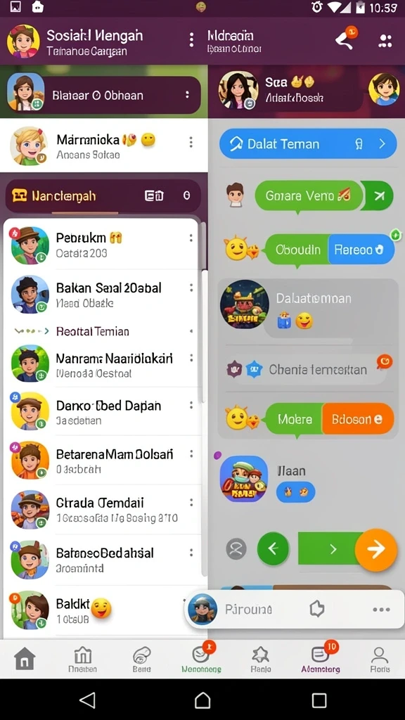Karakter yang dapat disesuaikan sesuai selera pemain.