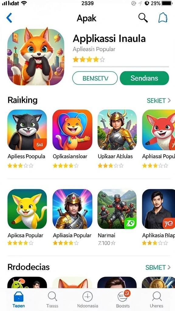 Tampilan antarmuka yang menarik dan mudah digunakan.