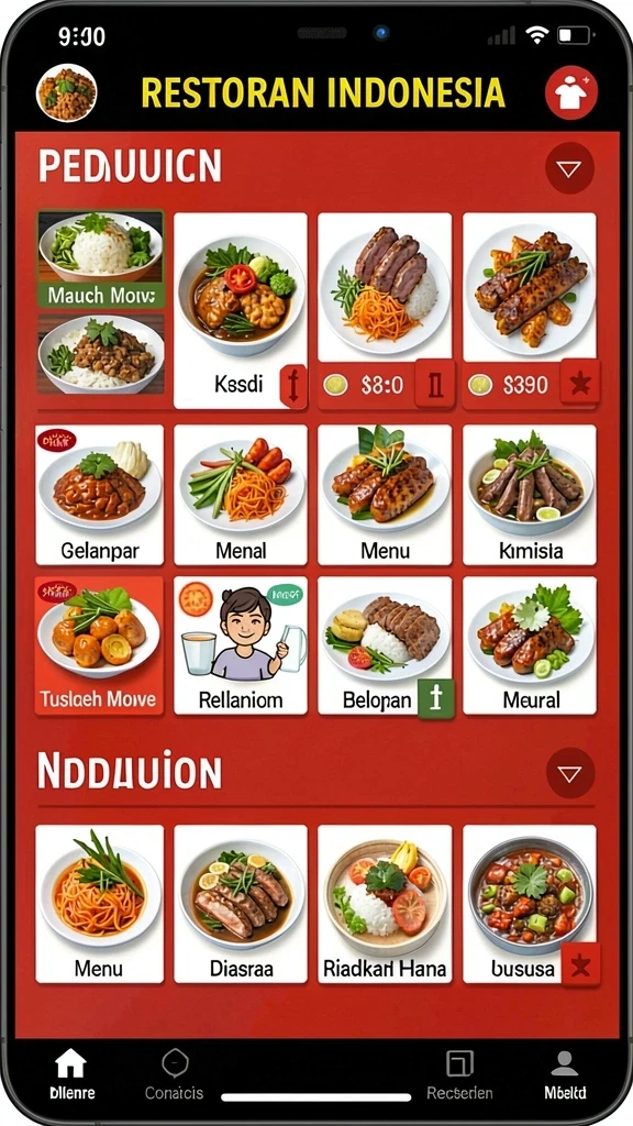 Tampilan antarmuka yang user-friendly dan menarik.