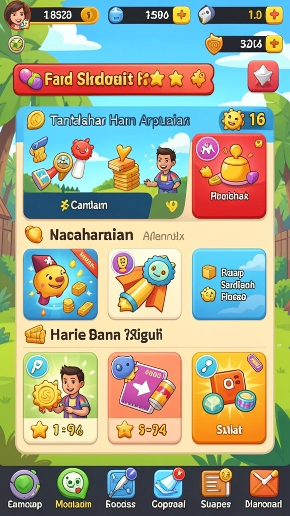 Antarmuka pengguna yang menarik dan mudah digunakan.